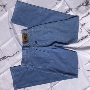 Vintage corduroy baby blue Lee Jeans!